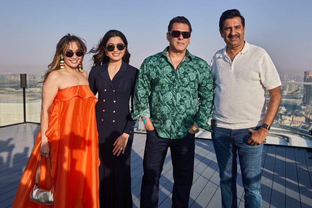 Team Sikandar Lights Up Dubai Ahead of Eid Release