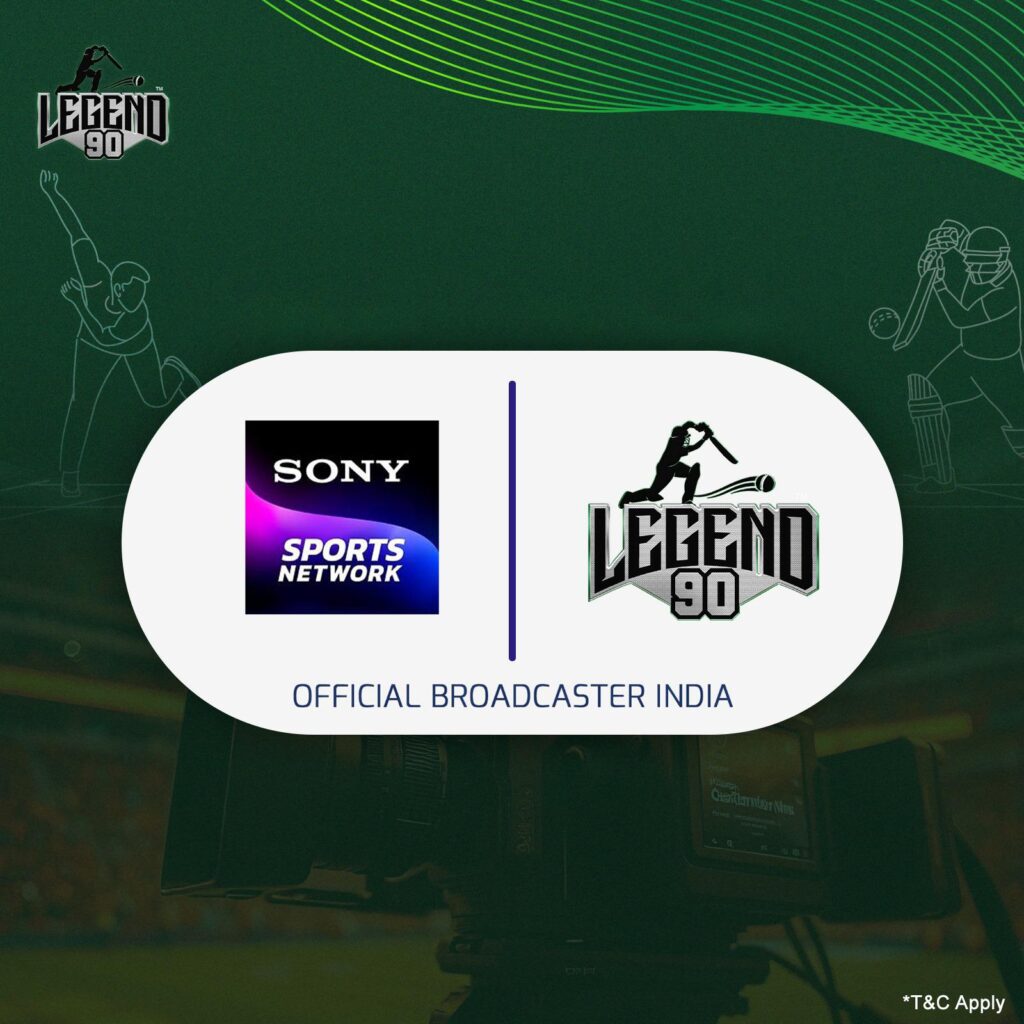 Sony Sports Network to broadcast Legend 90 League starting February 6