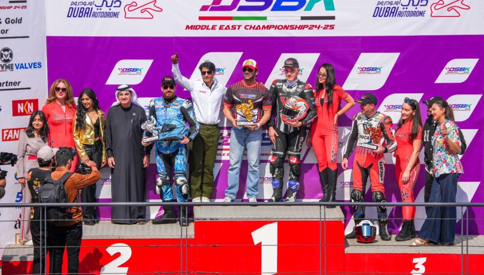 Bollywood Stars Blazed the Track at Dubai Autodrome for ‘DSBK Middle East Championship’