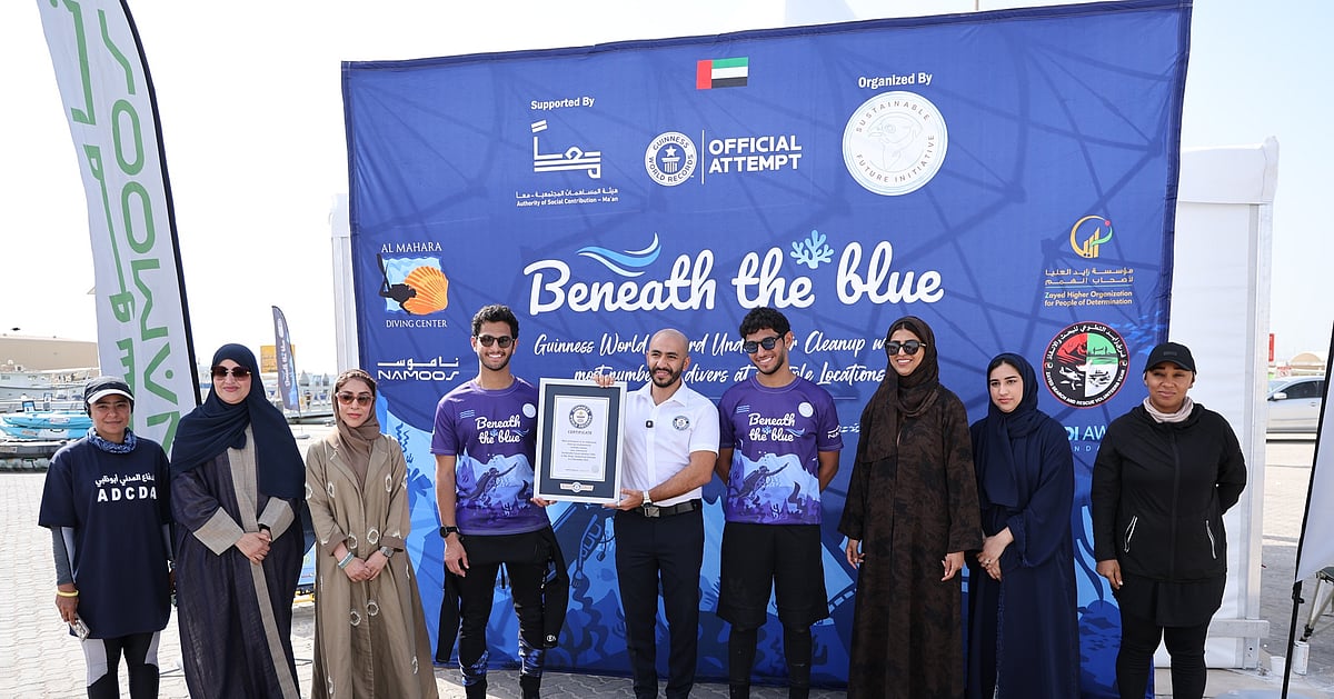 Abu Dhabi Sets Record for Largest Underwater Cleanup