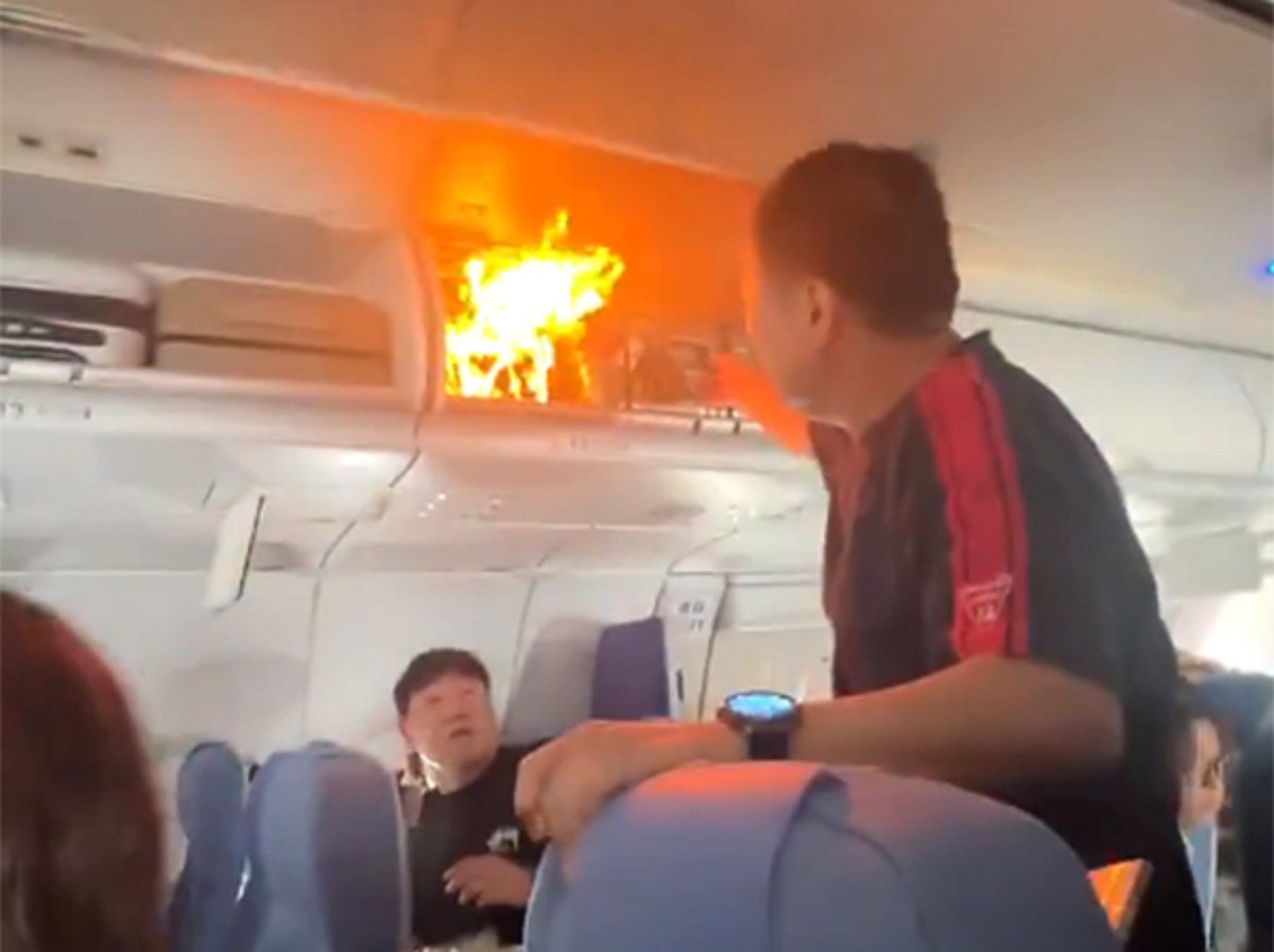 Air China Flight Diverted After Lithium Battery Fire
