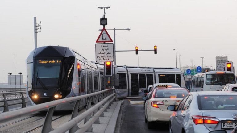 Dubai Tram Unveils Vibrant Makeover for RTA's Anniversary