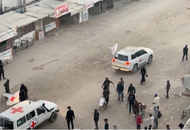 Hostage Exchange Begins in Gaza with Red Cross Oversight