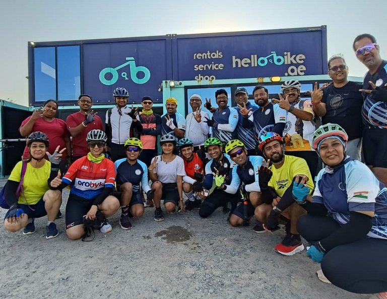 Indian Cyclists Join Dubai Ride 2025 for Fitness Challenge