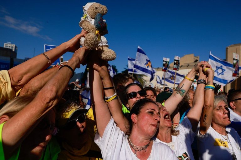 Joy in Tel Aviv as Seven Hostages Are Released