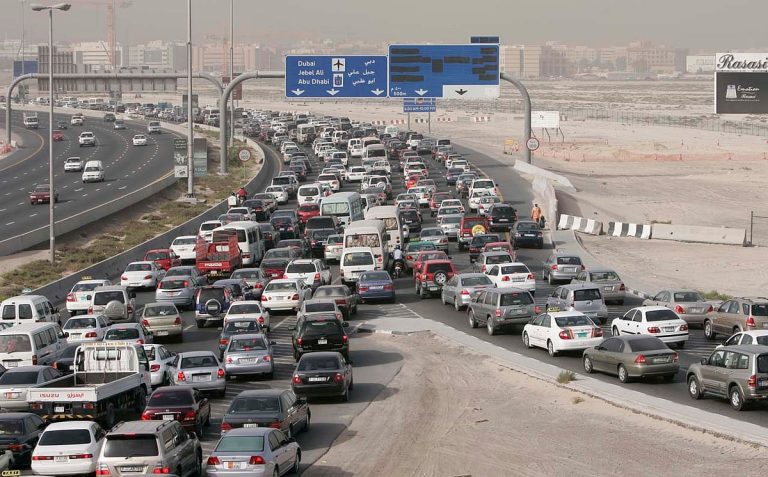 Morning Traffic Delays Affect Dubai and Sharjah Commuters