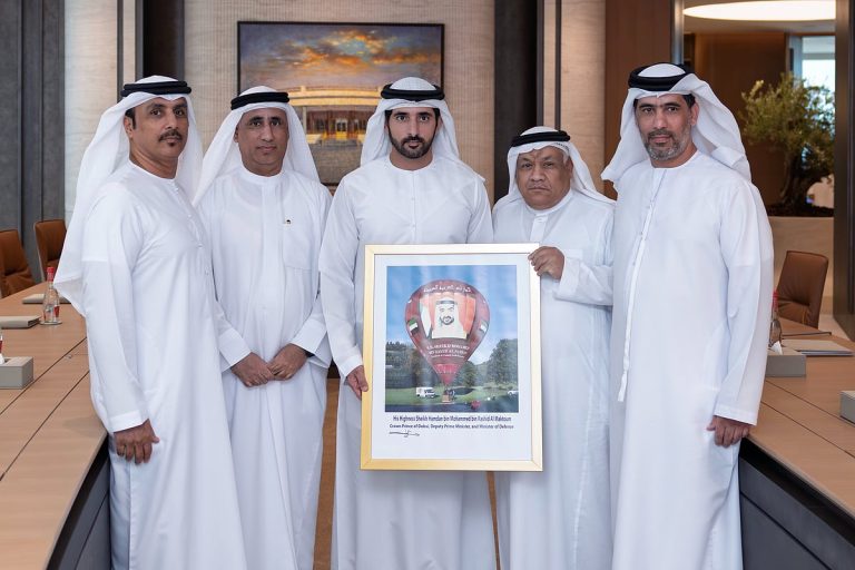 Sheikh Hamdan Supports UAE Hot Air Balloon Team's Global Tou