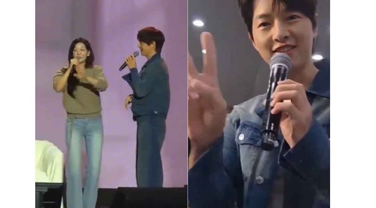 Song Joong-ki and Kim Ji-won Reunite at Fan Event