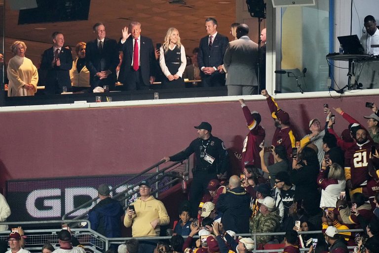 Trump Attends NFL Game, Elicits Mixed Reactions from Fans
