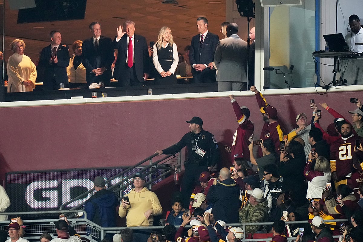 Trump Attends NFL Game, Elicits Mixed Reactions from Fans