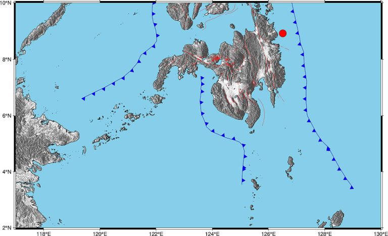 Twin Earthquakes Hit Surigao del Sur Coast, No Tsunami Warni