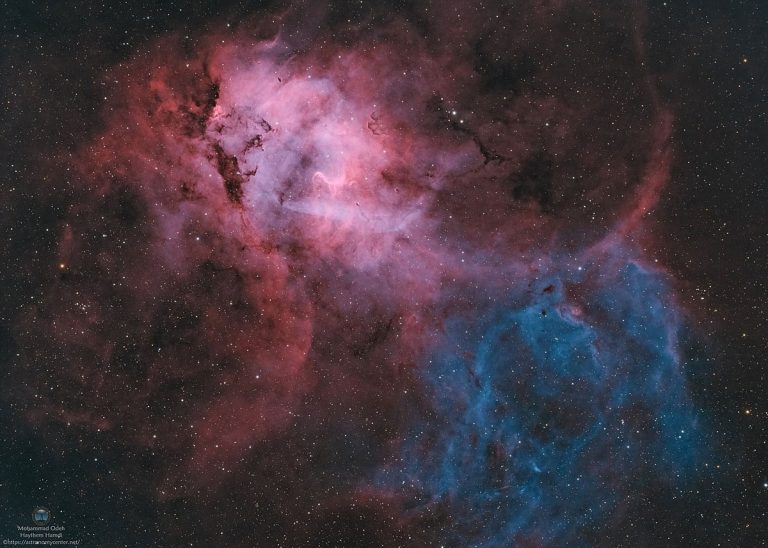 UAE Observatory Captures Stunning Lion Nebula Image