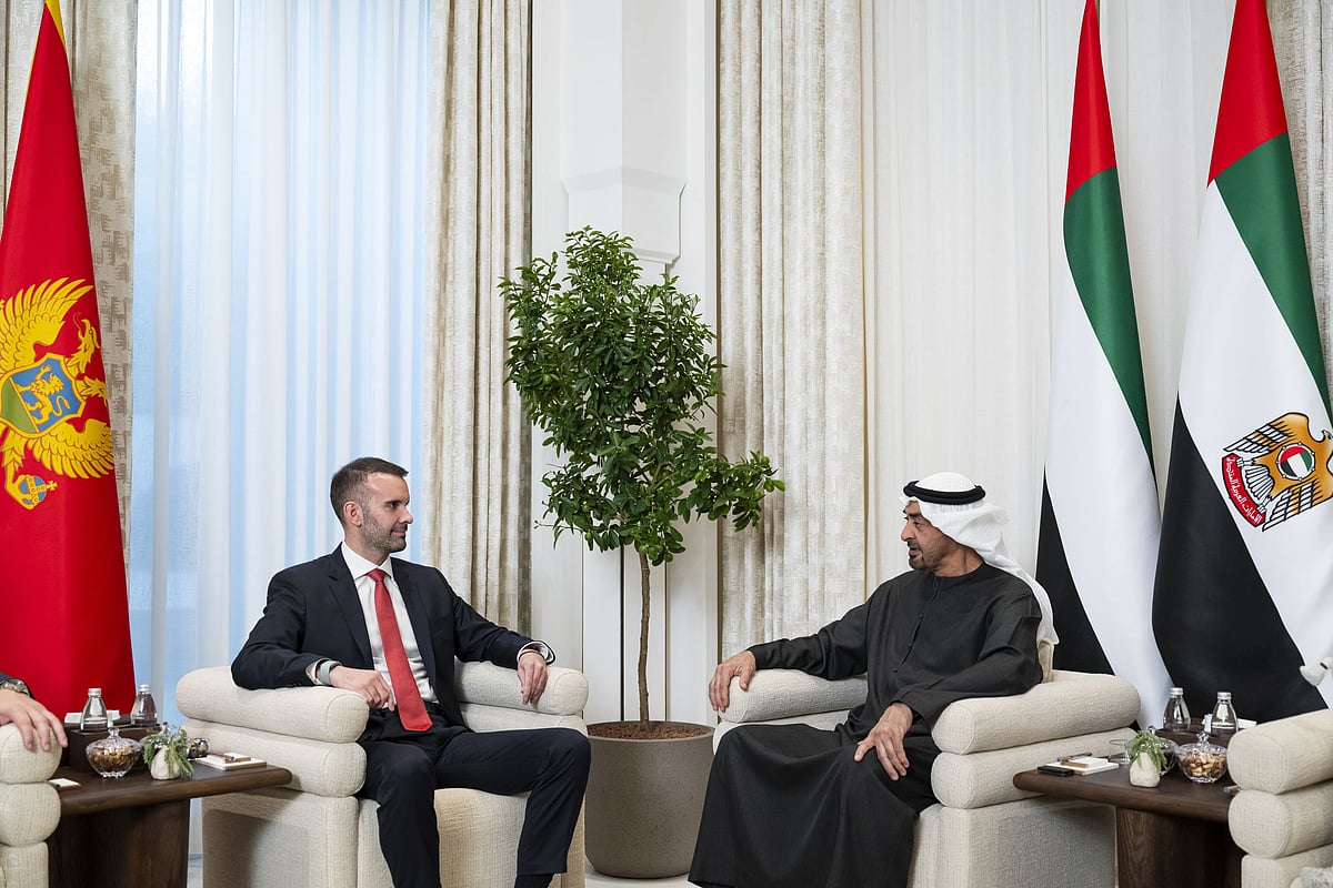 UAE and Montenegro Leaders Discuss Bilateral Cooperation