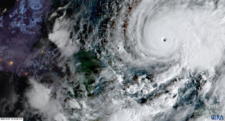 US Air Force Missions Gather Data on Hurricane Melissa