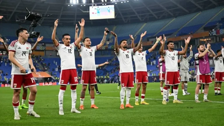 UAE national football team players during a training session.