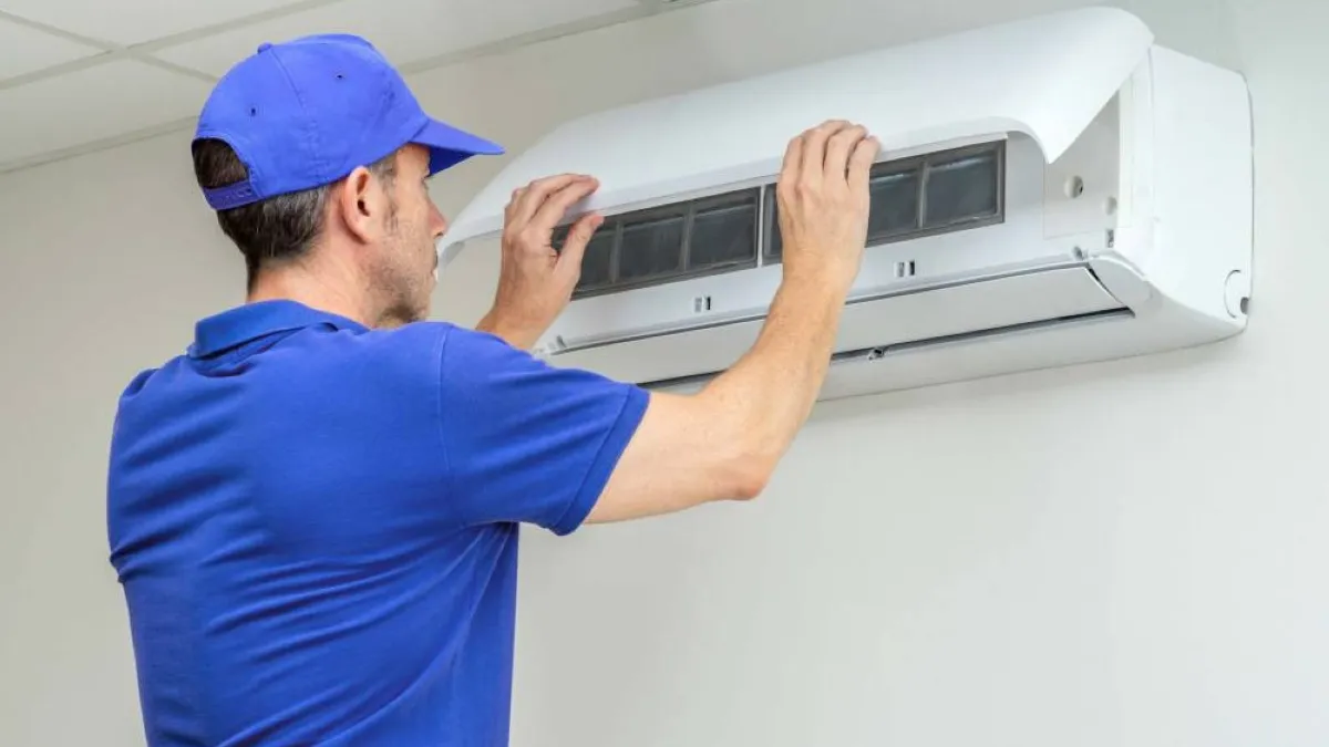 Different types of air conditioning units showcasing their designs and features.