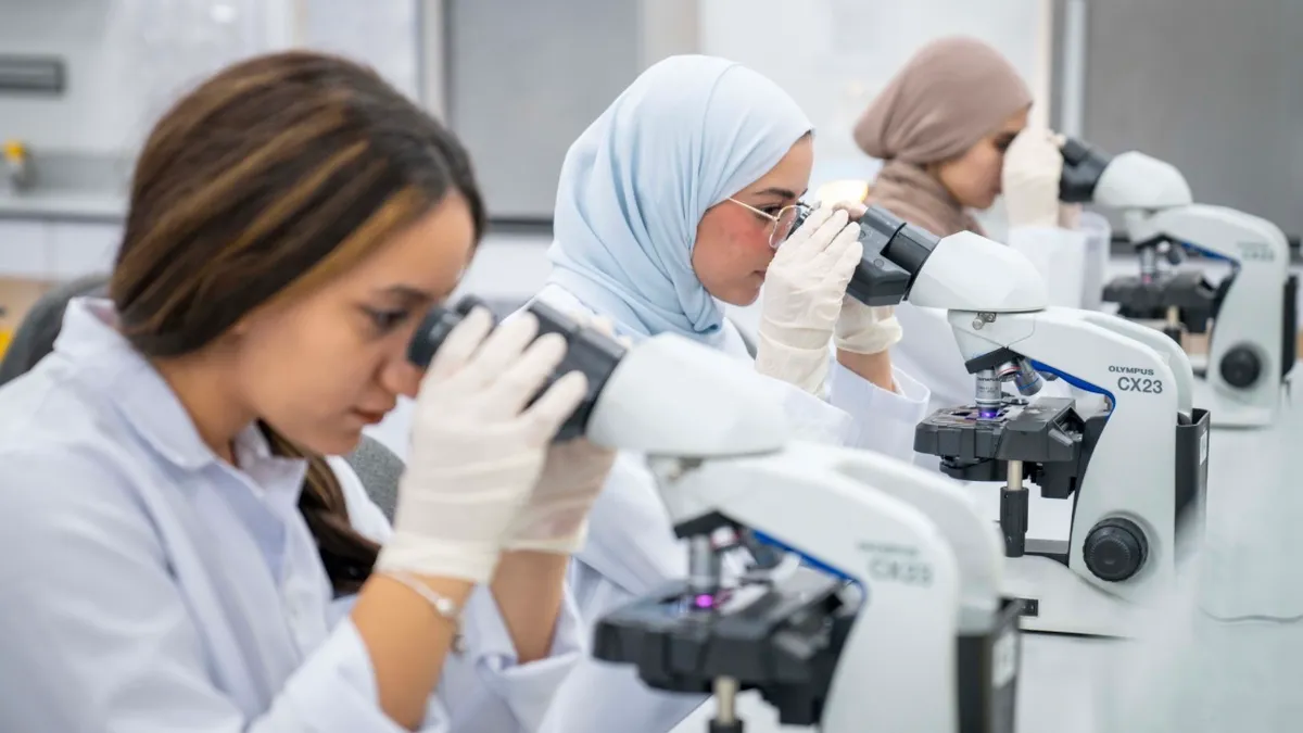 Ajman University campus showcasing its academic environment.