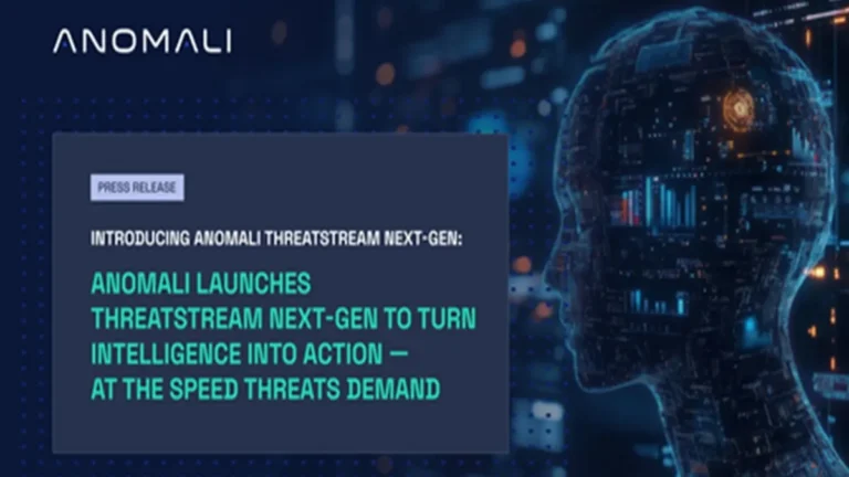 Anomali's ThreatStream Next-Gen interface showcasing cybersecurity analytics.