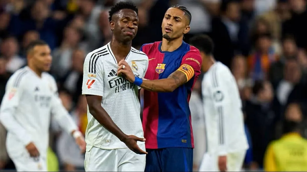 Fans eagerly await the El Clásico match between Barcelona and Real Madrid at Camp Nou.