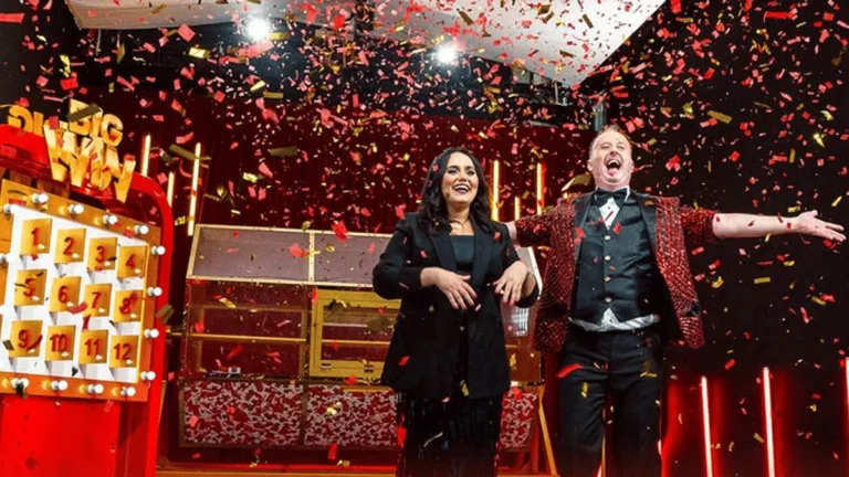 Participants celebrating wins at the Big Ticket live draw event.