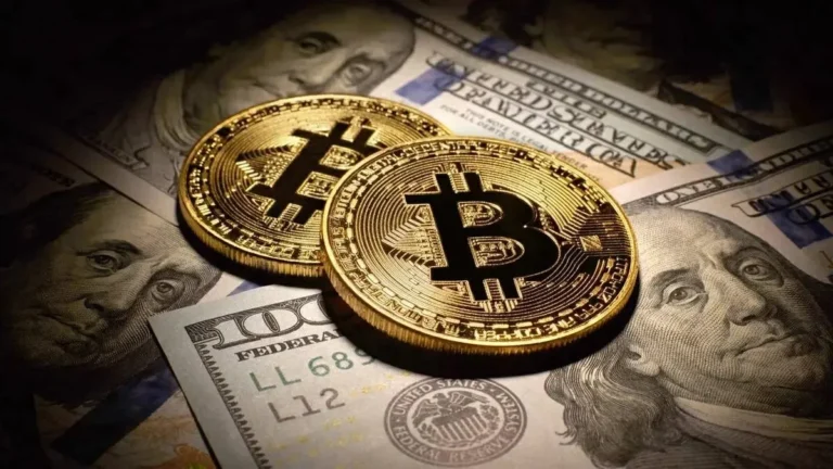 Bitcoin price chart showing significant rise to $82,000.
