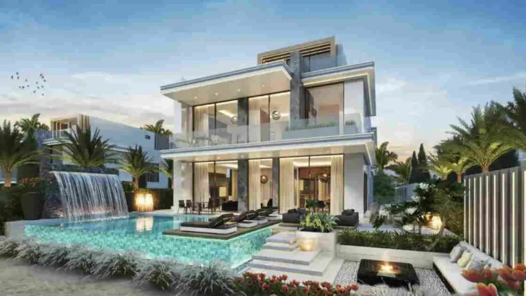 Luxury villas and townhouses at Damac Islands Fiji in Dubai.