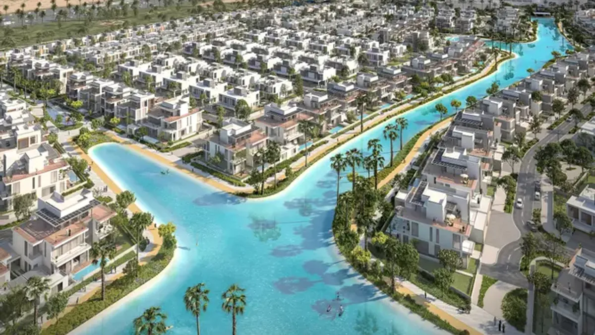 Architectural rendering of Darah Residence in Dubai South with modern design.