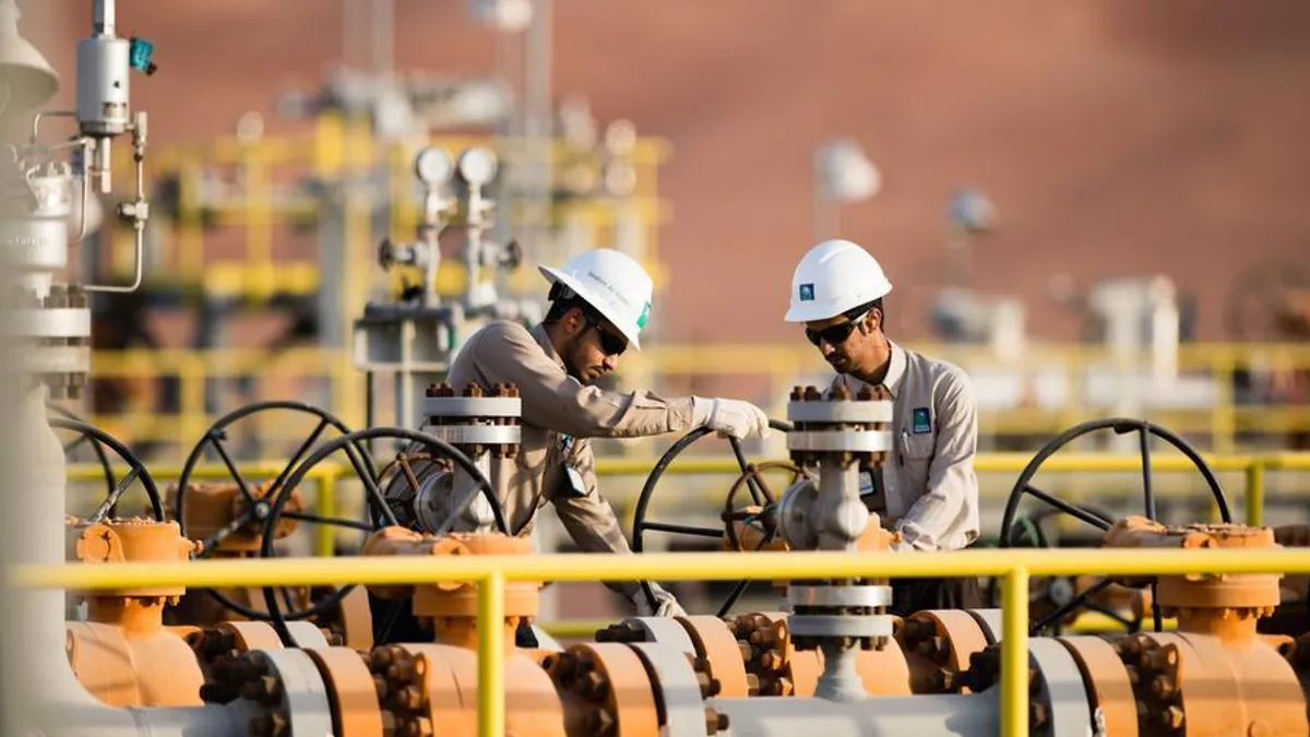 Emerson and Aramco collaboration on AI-driven optimization in refinery operations.