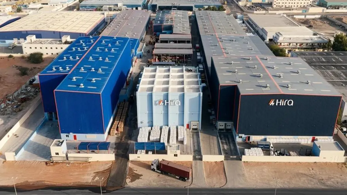 Hira Industries new facility in Ras Al Khaimah's industrial area.