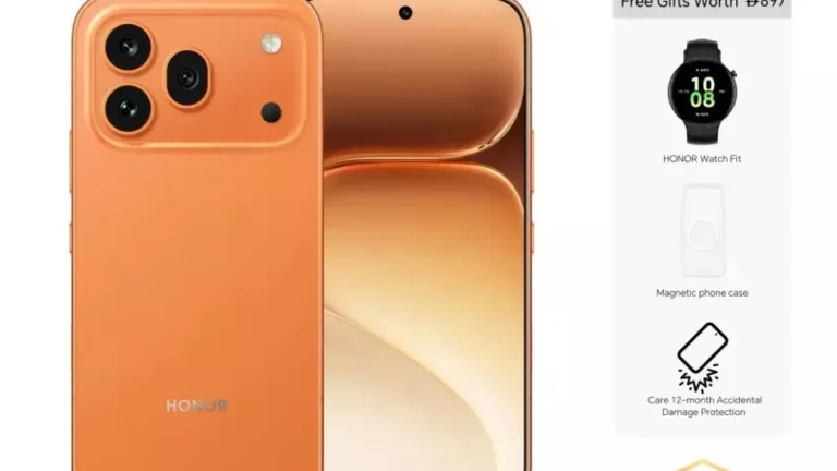 HONOR 600 Pro smartphone showcasing its sleek design and advanced features.