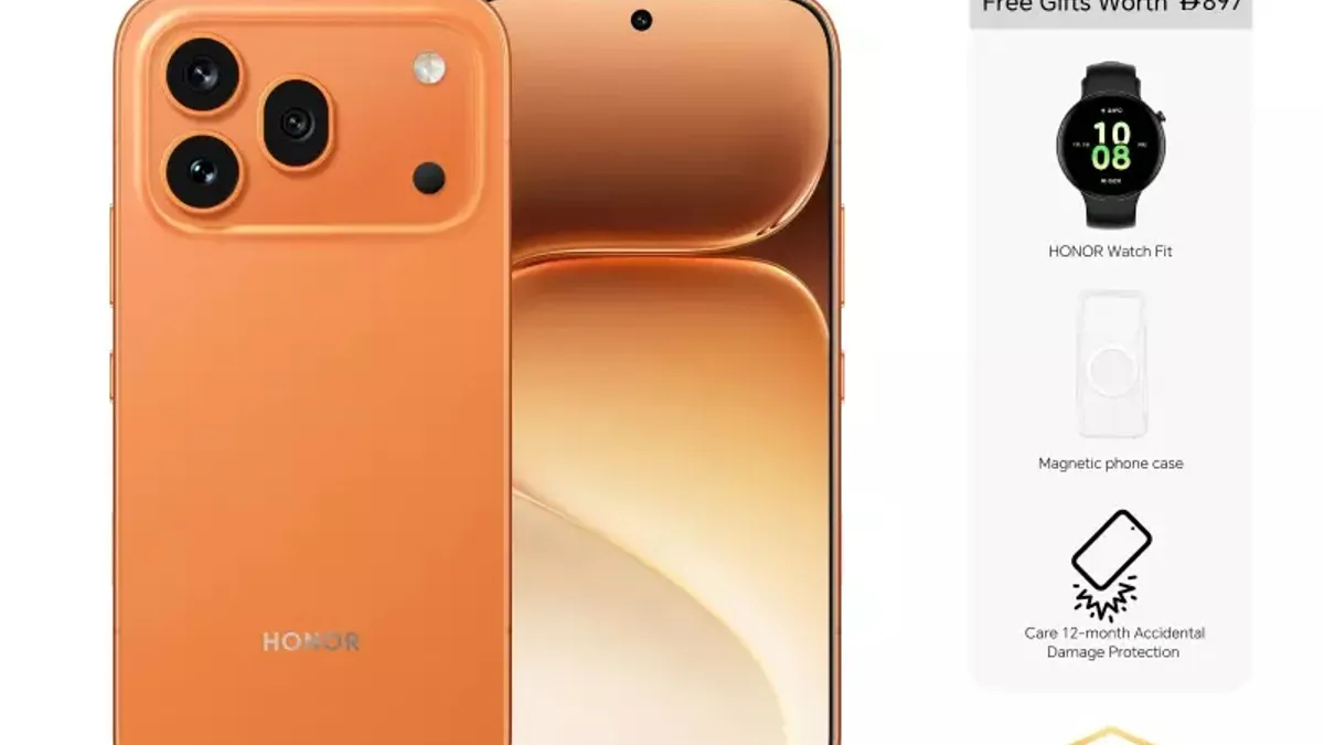 HONOR 600 Pro smartphone showcasing its sleek design and advanced features.