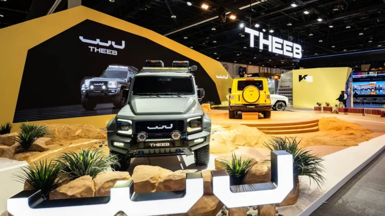 K2's Al Dhiyab SUV showcased at the 'Made in UAE 2026' event.