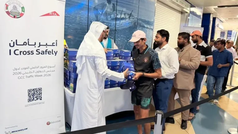 Michelin's campaign promoting road safety during Road Safety Week in Dubai.