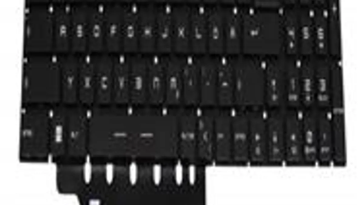 MSI S1N-3EDE263-SA0 DE German keyboard in black color.