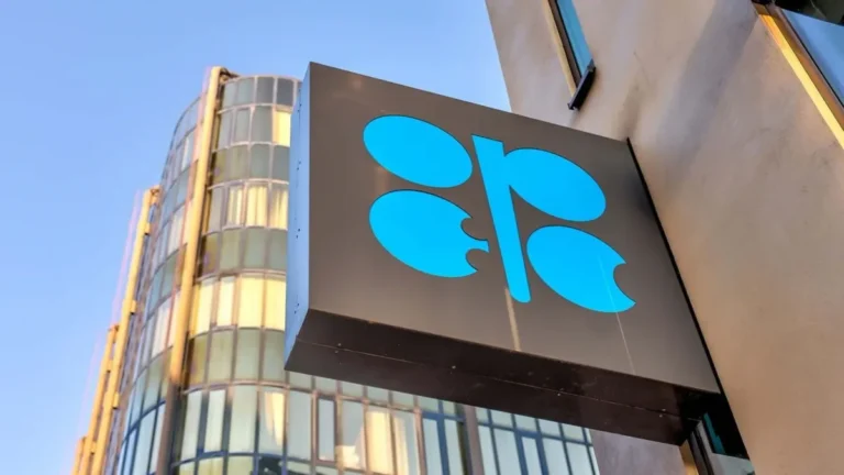 OPEC+ meeting discussing oil production adjustments.