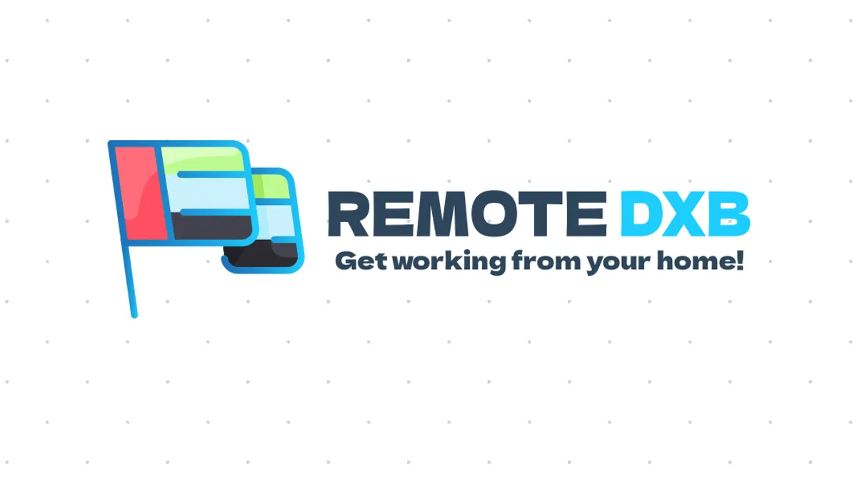 Screenshot of Remote DXB job board showcasing remote job listings.