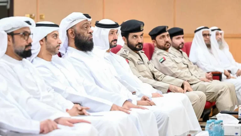 Workshop participants learning community observation techniques in Sharjah.