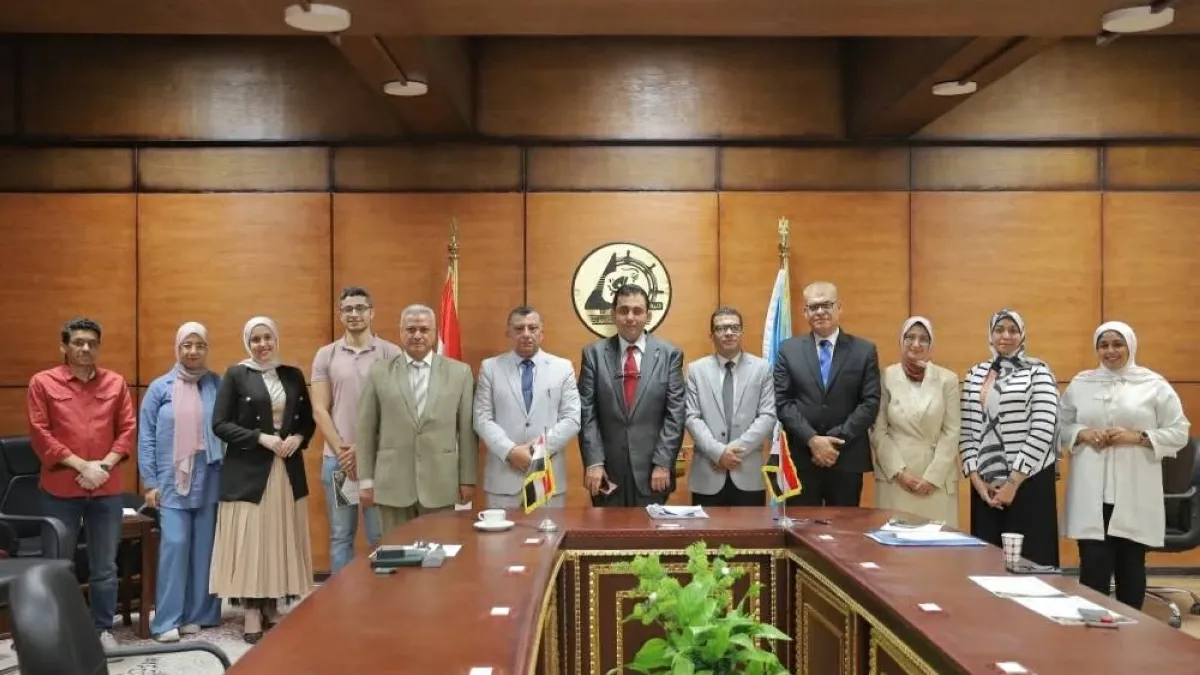 Laboratory at Suez University focusing on fishery research and testing.