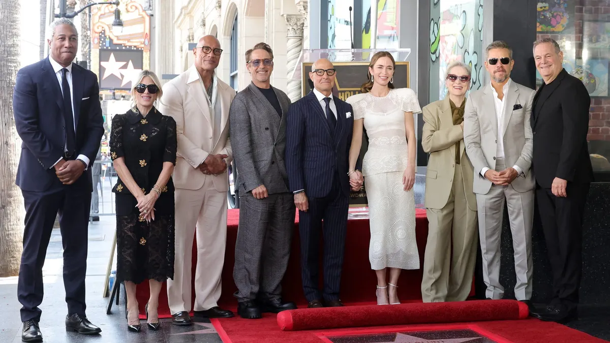 Anne Hathaway and Meryl Streep in a scene from the new Devil Wears Prada sequel.