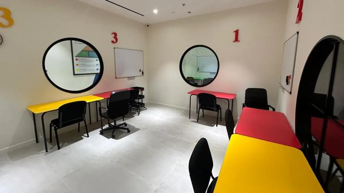 Exterior view of The Tutoring Center Dubai at Dubai Hills Mall.