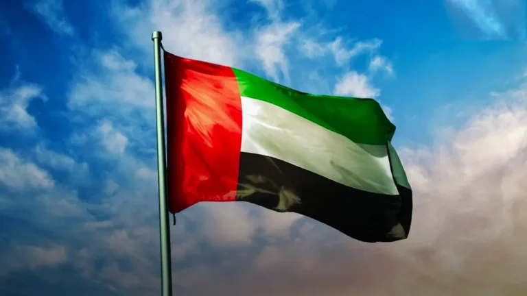 UAE air defence systems in action during a missile threat response.
