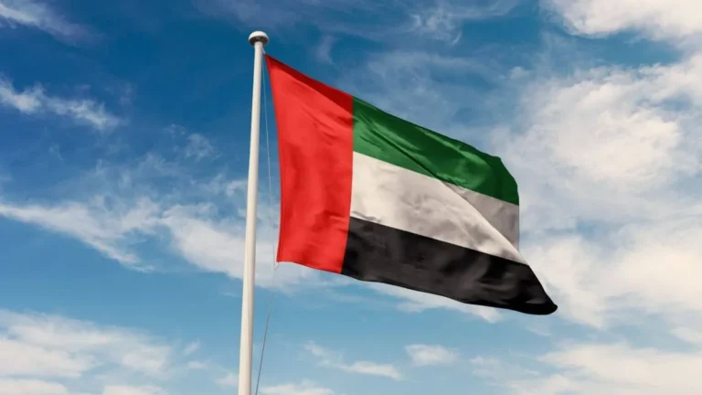 UAE and Bahrain flags symbolizing cooperation and security.