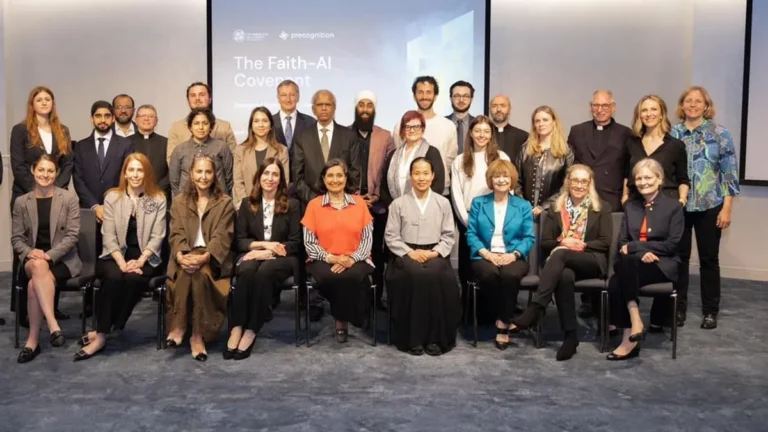 Participants at the UAE-led roundtable on AI ethics in New York City.