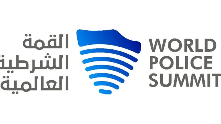 Participants at the World Police Summit discussing global security strategies.