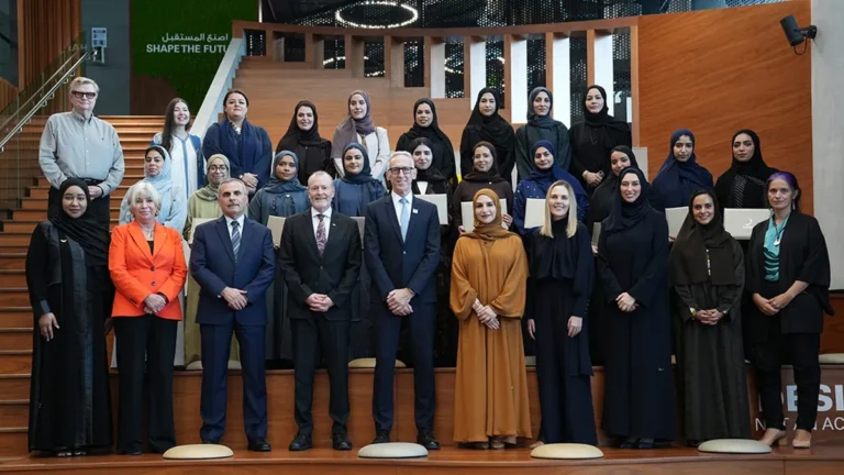 Graduation ceremony at Zayed University celebrating the Museum Management Programme.